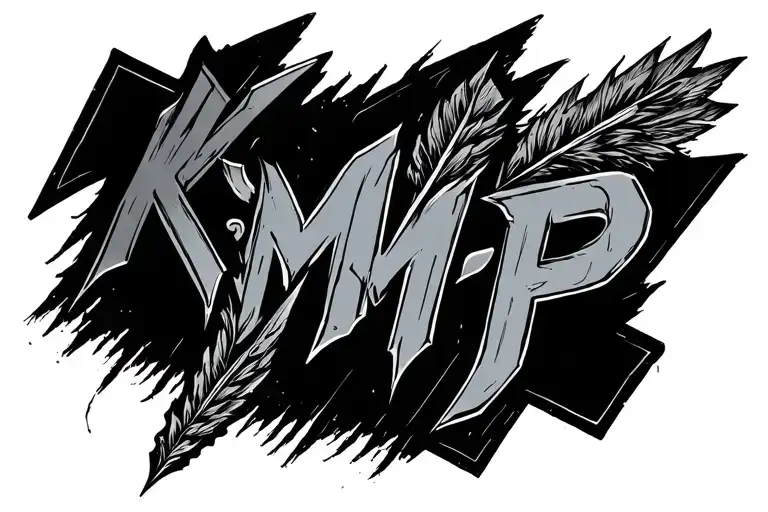 Arrow With K M P