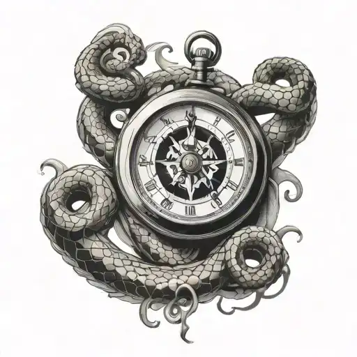 Compass Clock Snake