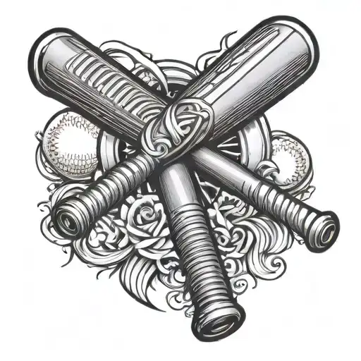 Baseball Bat Wrapped