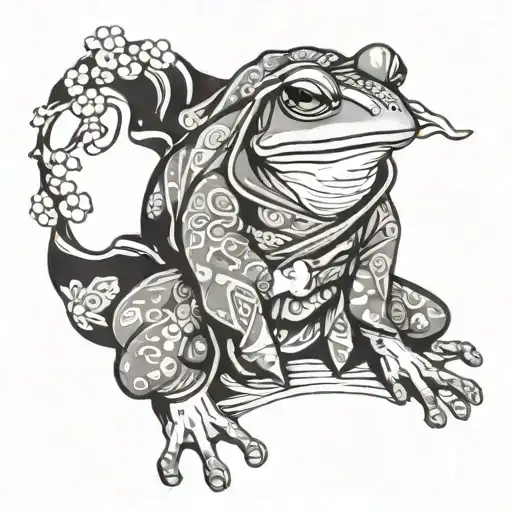 Frog In A Kimono