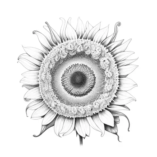 A Butterfly Resting On A Sunflower With Delicate Lily Details In The Background