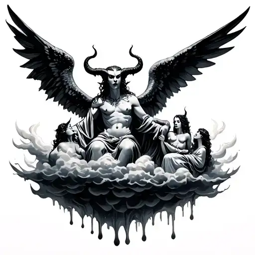 Devil Angels In A Melting Cloud