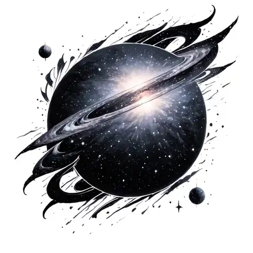 Galaxy Black And White