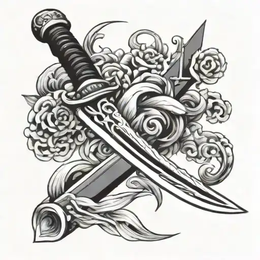 Japanese Sword Wrapped