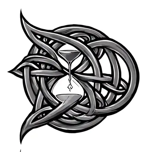 Celtic Knot Hourglass