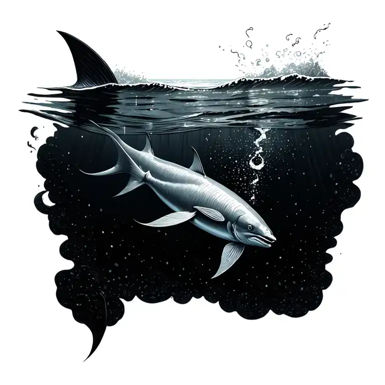 Ocean Freedom Swimming Towards