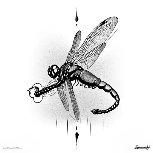 Shackled Hand Grasping For Dragonfly