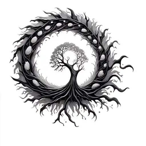 Spiral With A Tree