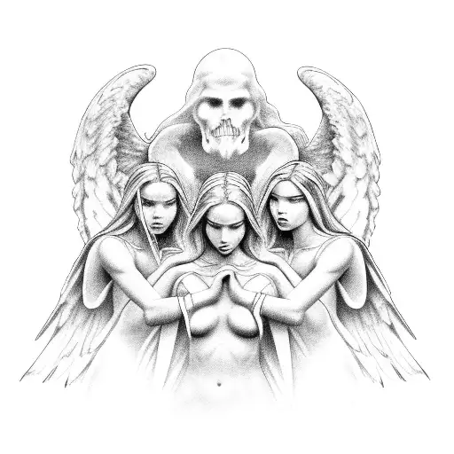 Four Angel Warriors