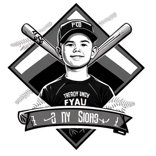 Theo My Son Baseball Diamond