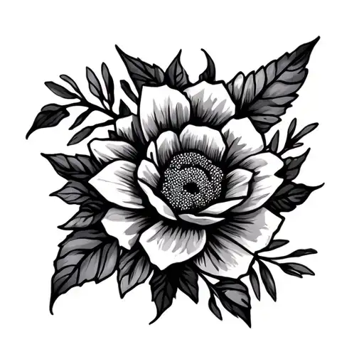 Floral Chest Tattoo Summer An Fall