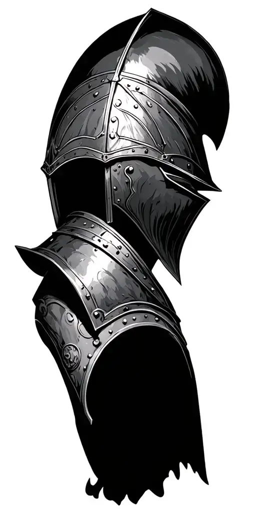 Knight In A Closed Helmet
