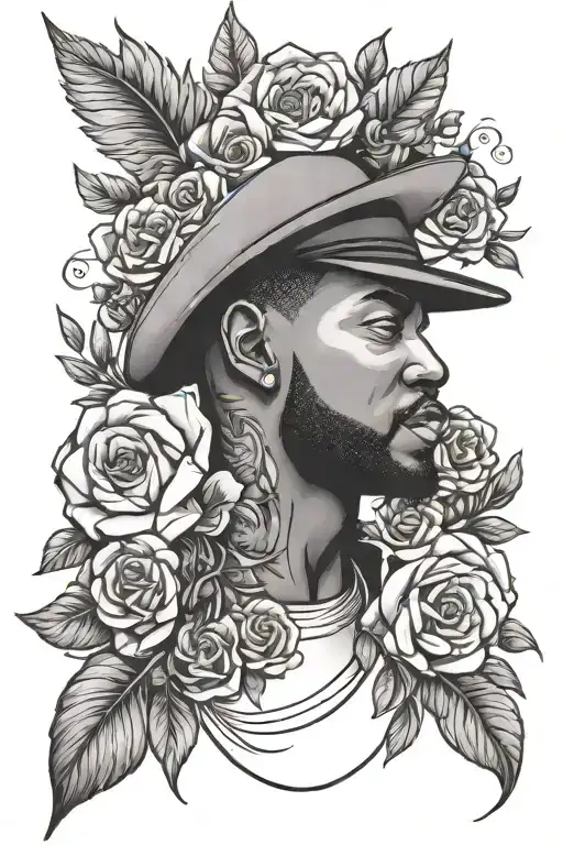 Samiah Lakiesha Dad In A Flower Bouquet