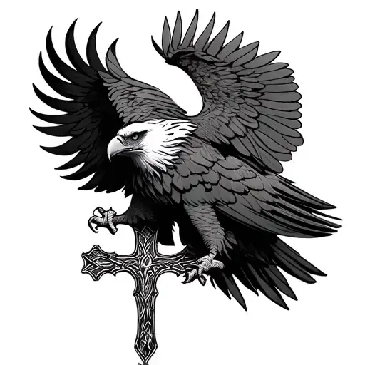 Eagle And Cross