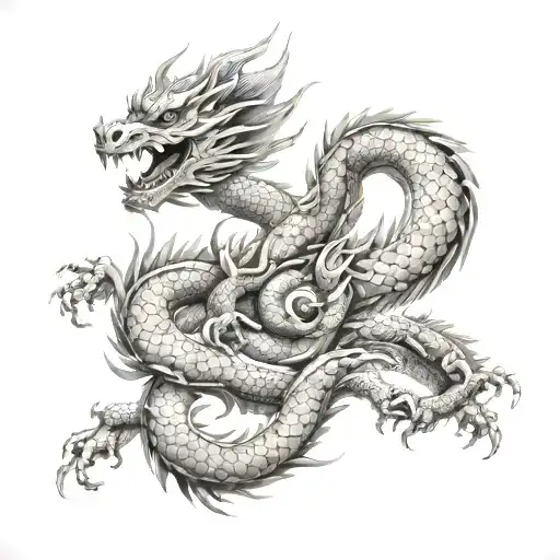 Vietnamese Dragon Wraparound Leg