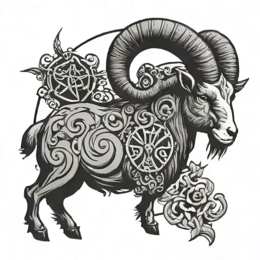 Cancer Zodiac Symbol And Goat