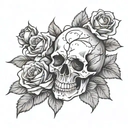 Skull N Roses