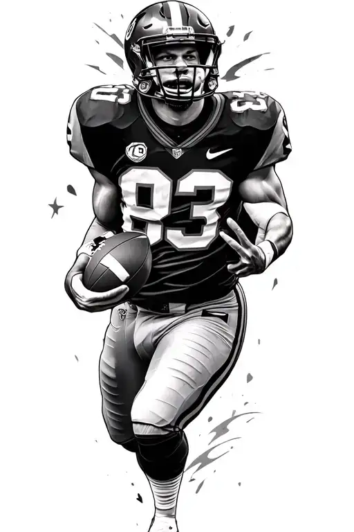 Football Player With 843 Area Code Surrounded