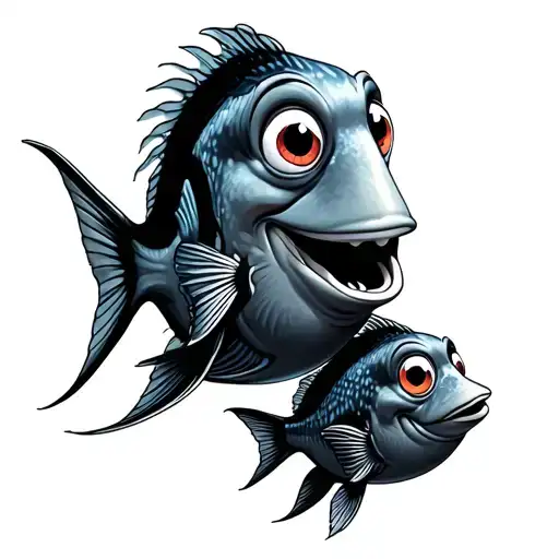 Dory Friendly And A Baby Fish