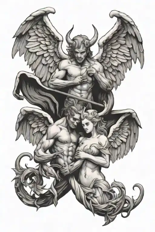 Angel Vs Devil
