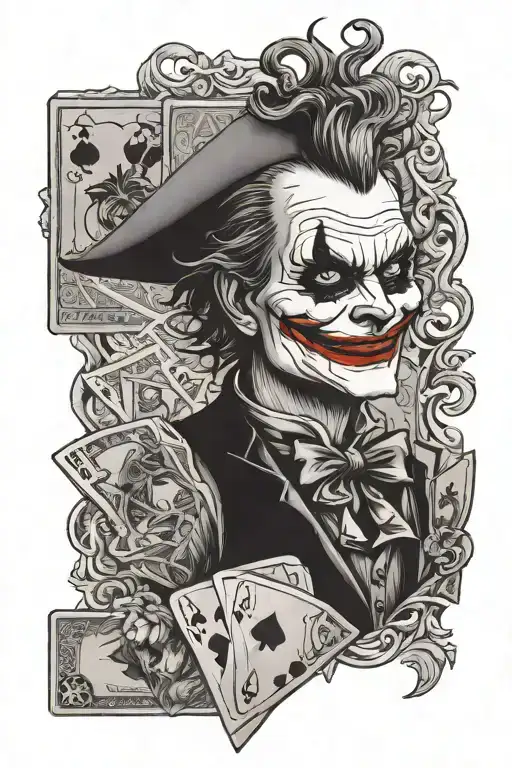 Joker Card And Butcher