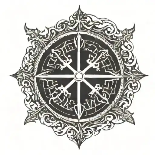 Vegvisir Viking Compass