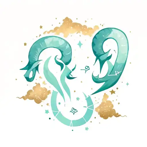 Aries Aquarius Constellation Mashup