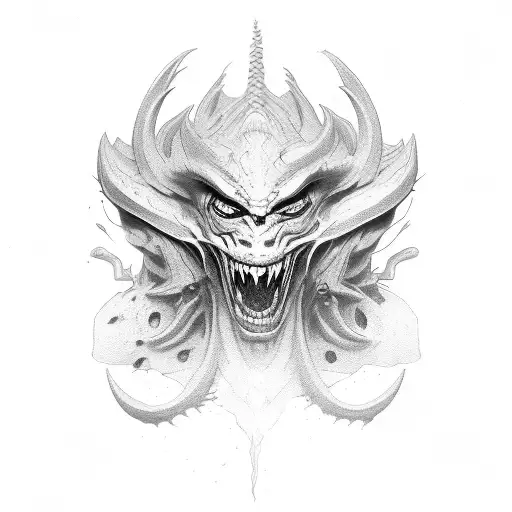 Filligree Feminine Demon Head