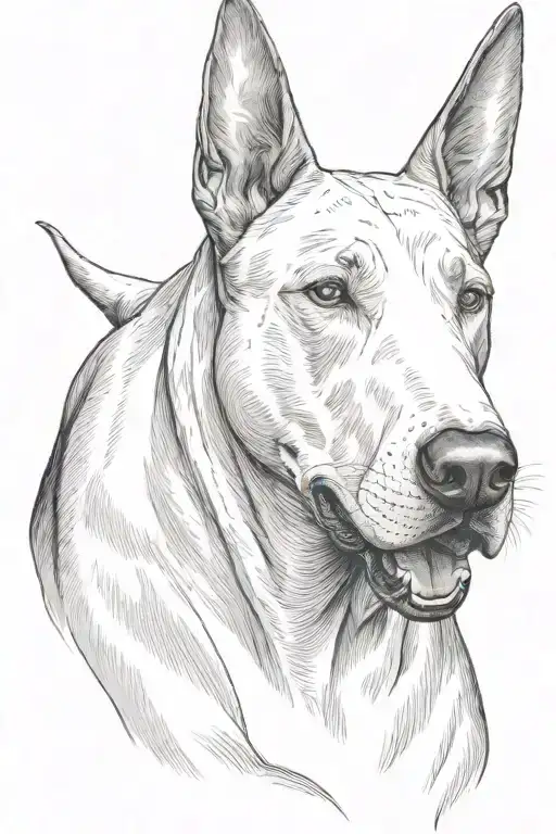 Bull Terrier Head