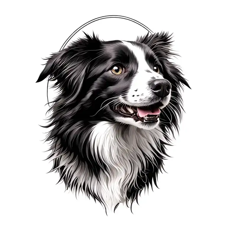 Australian Shepherd And Cat