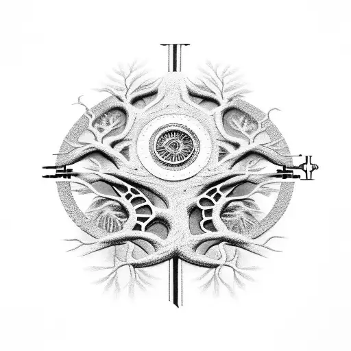 Tree Of Life With Integrated Flywheel