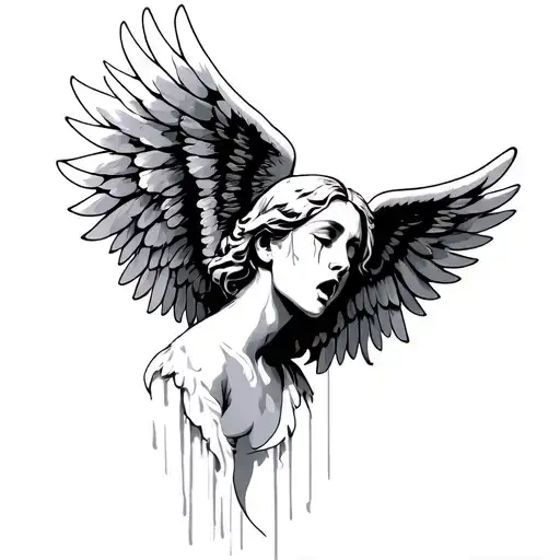 Crying Angel Wings