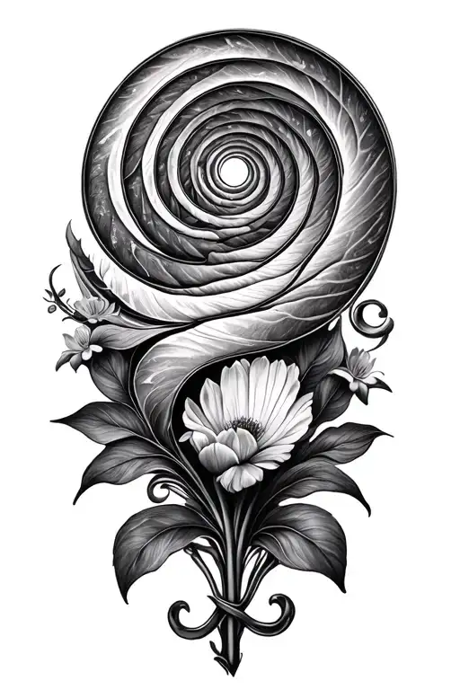 Suite Of Fibonacci Spiral Pattern And Fleur De Vie