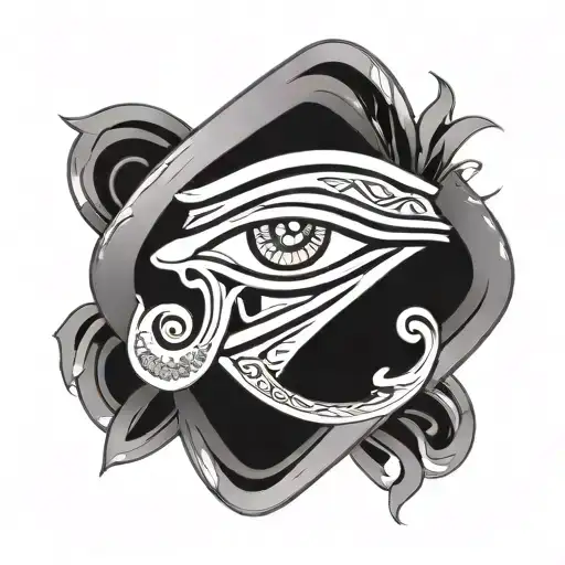 Eye Of Horus With Diamond