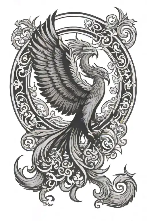 Karma Sign With Phoenix Rising