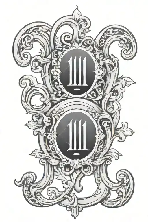 Roman Number Of 9 And 11 In Gothic Theme