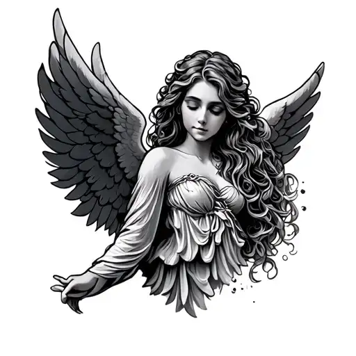 Ashly Angel Combined Together Symbolizing 2 Words One Text Flip Flopped