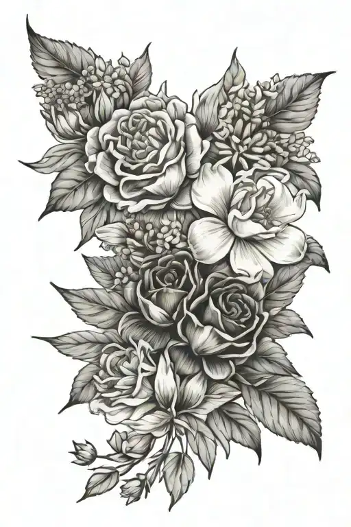 Birth Flower Bouquet