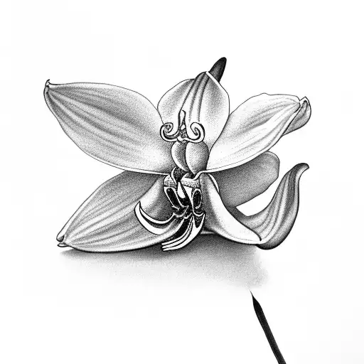 Orchid And Spider Lilly Rope