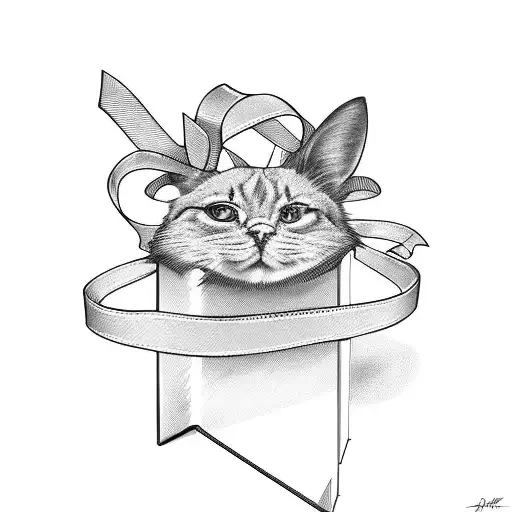 Key With Ribbon And Book Below