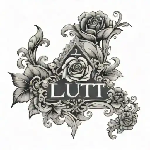 Floral Pattern With The Word 'Slut' Hidden Within