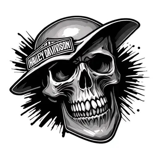 Harley Davidson Skull
