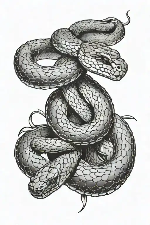 Snake Wrapped