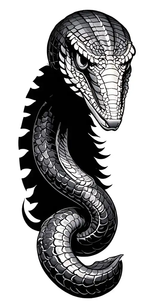 Cobra In Ancient Egyptian Style