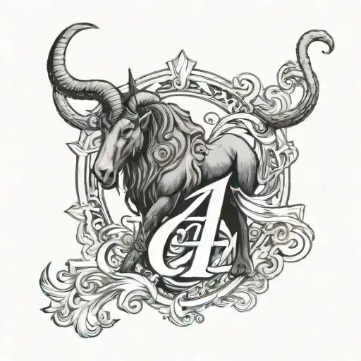 Capricorn And The Letters A