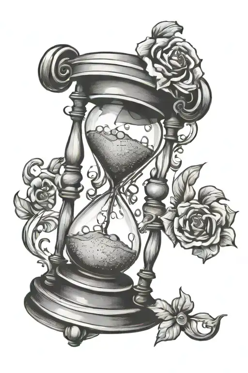 Hourglass Representing Life Being Short