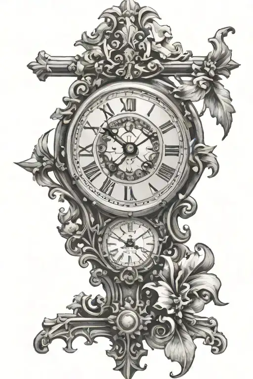 Clock And Cross