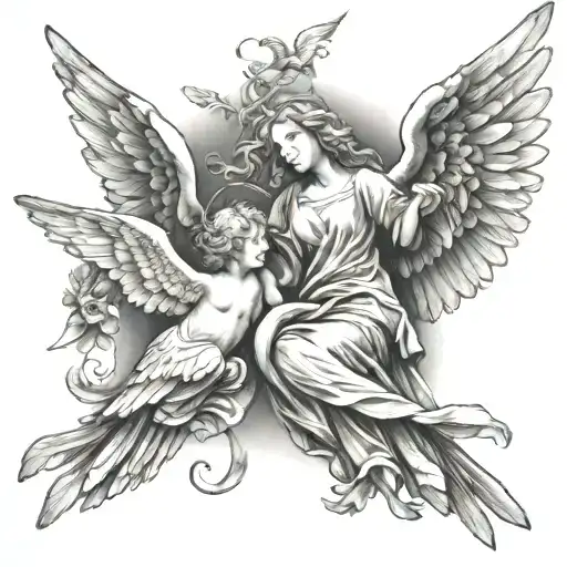 Angels Doing Dove
