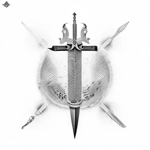 A Surgeon's Scalpel Morphing Into A Sword With Intricate Designs