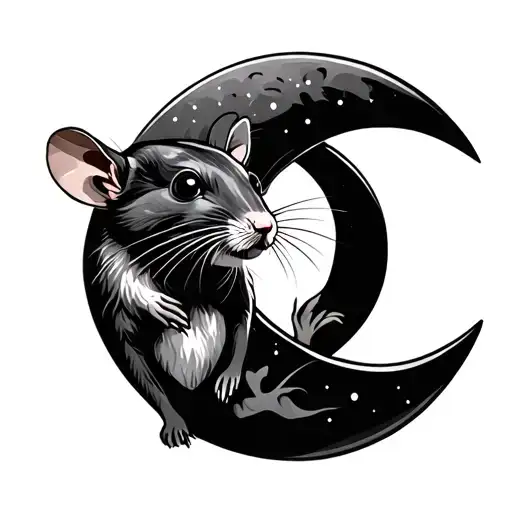 Rat Crescent Moon